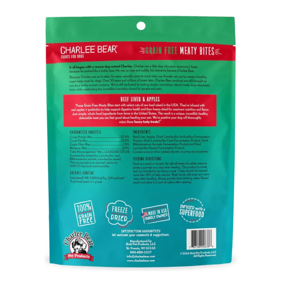 Charlee Bear Meaty Bites Dog Treats (2.25 oz)