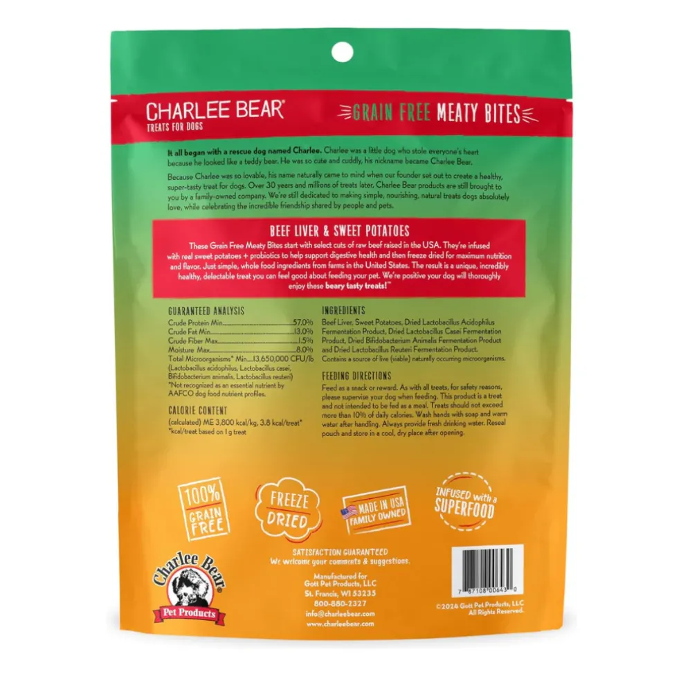 Charlee Bear Meaty Bites Dog Treats (2.25 oz)