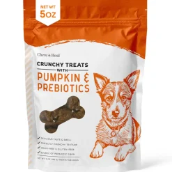 Chew + Heal Pumpkin & Prebiotic Fiber Crunchy Biscuit Dog Treats