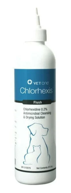 Chlorhexis Flush Antimicrobial Cleansing & Drying Solution