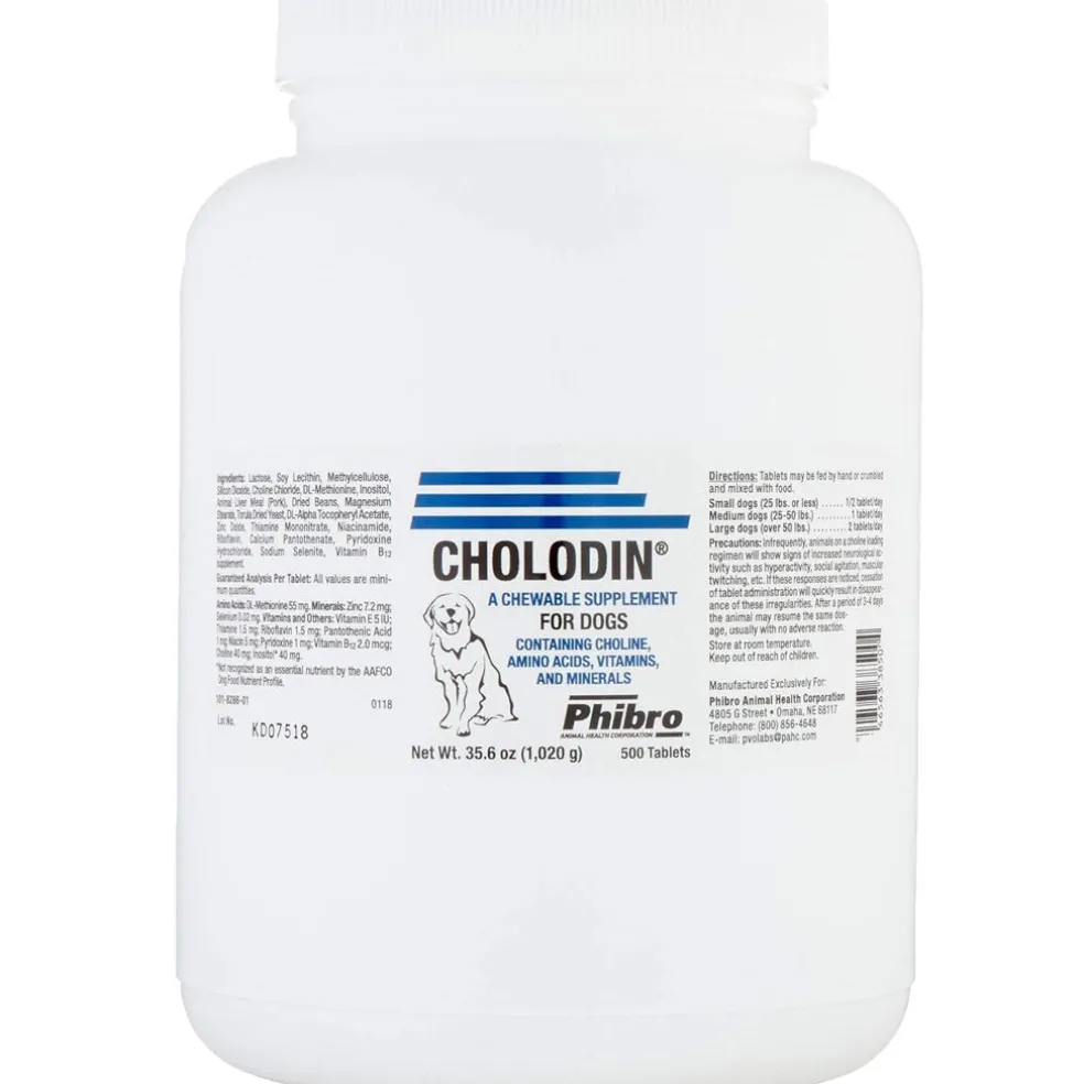 Cholodin Canine Chewable Tablets