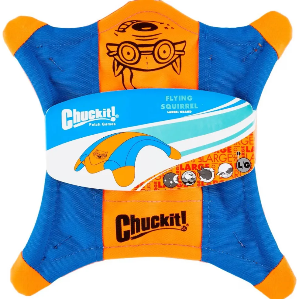 Chuckit! Flying Squirrel Toy for Dogs (color varies)