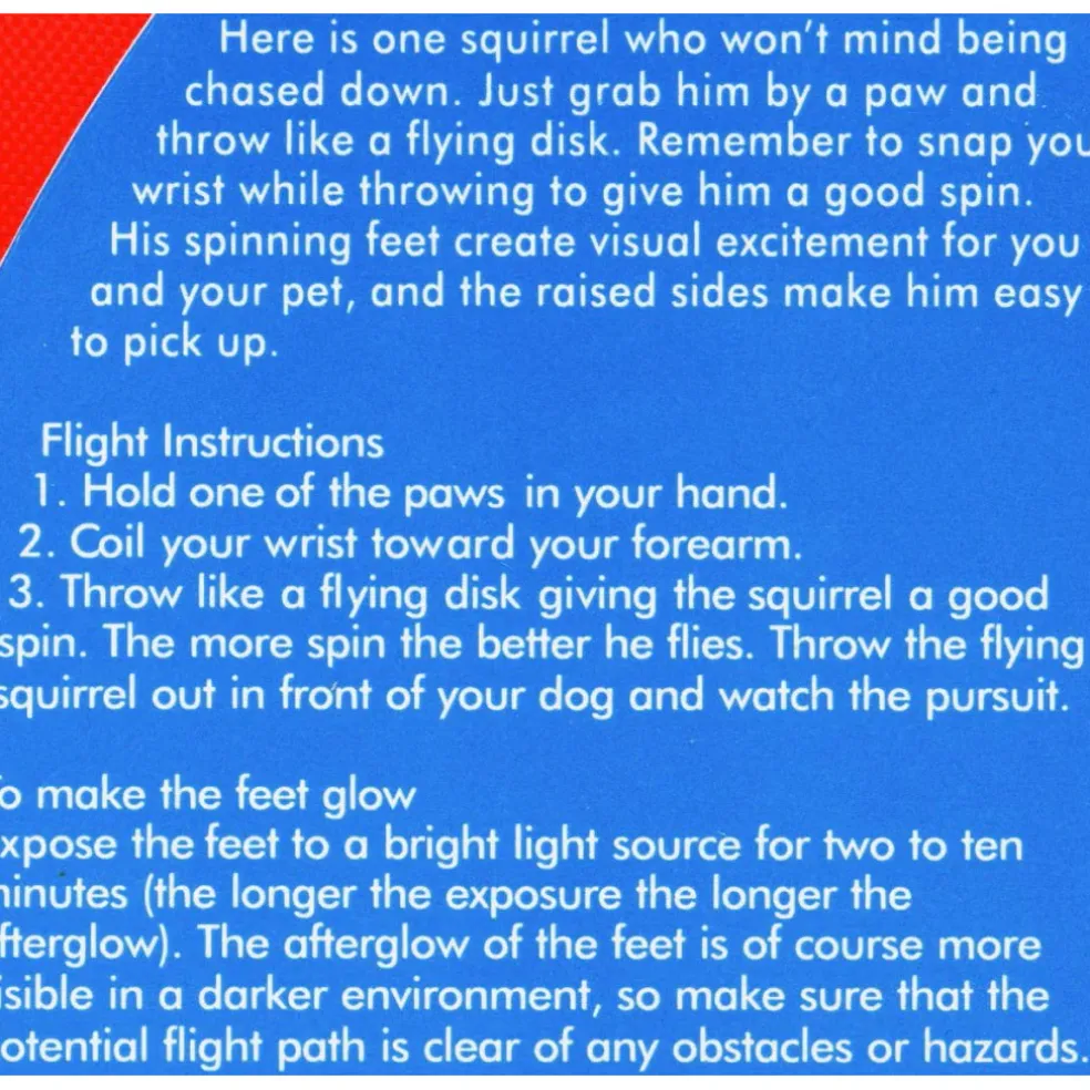 Chuckit! Flying Squirrel Toy for Dogs (color varies)