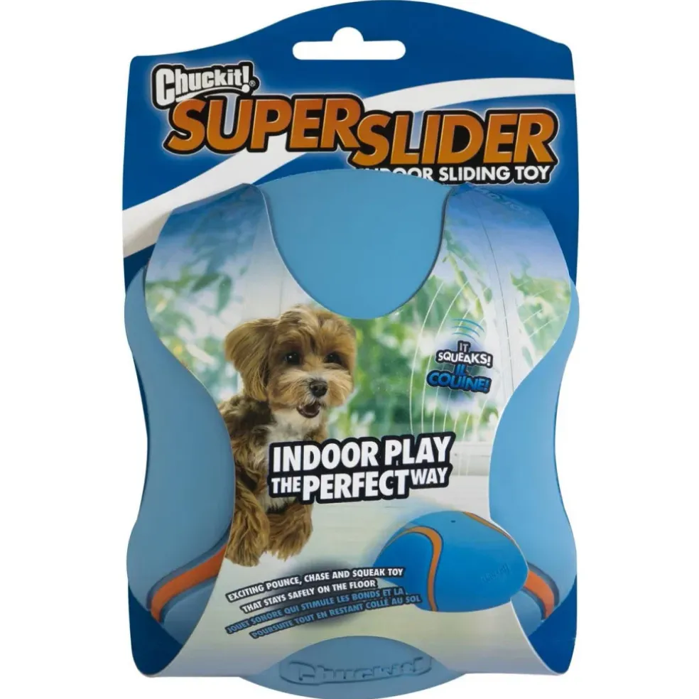 Chuckit! Indoor Super Slider Toy For Dogs (Blue)