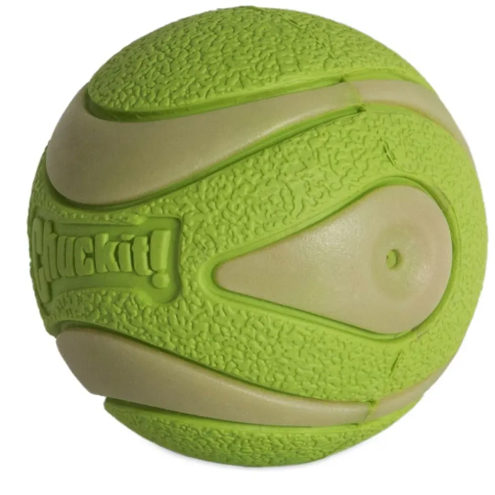 Chuckit! Max Glow Ultra Squeaker Ball Toy For Dogs - Medium