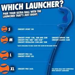 Chuckit! Pro Ball Launcher Toy For Dogs, Color Varies