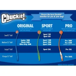 Chuckit! Pro Ball Launcher Toy For Dogs, Color Varies