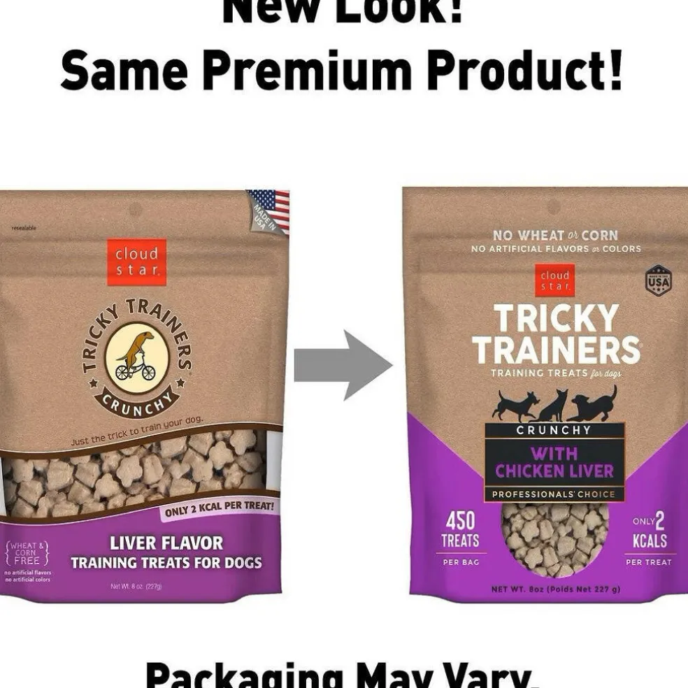 Cloud Star Tricky Trainers Crunchy Liver Dog Treats (8 oz)