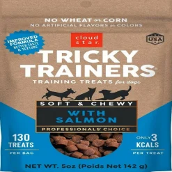 Cloud Star Tricky Trainers Soft & Chewy Salmon Dog Treats
