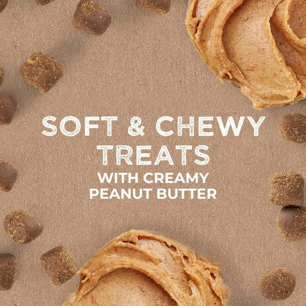 Cloud Star Tricky Trainers Soft & Chewy Peanut Butter Dog Treats