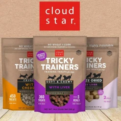 Cloud Star Tricky Trainers Soft & Chewy Liver Dog Treats