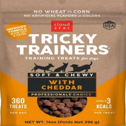 Cloud Star Tricky Trainers Soft & Chewy Cheddar Dog Treats