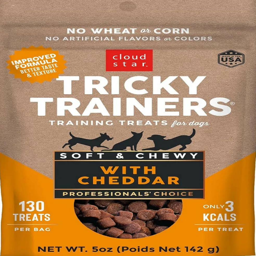 Cloud Star Tricky Trainers Soft & Chewy Cheddar Dog Treats