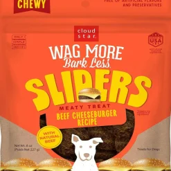 Cloud Star Wag More Bark Less Chewy Beef Cheeseburger Sliders Dog Treats (8 oz)