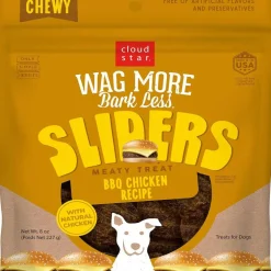 Cloud Star Wag More Bark Less Chewy BBQ Chicken Sliders Dog Treats (8 oz)