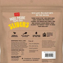 Cloud Star Wag More Bark Less Chewy BBQ Chicken Sliders Dog Treats (8 oz)