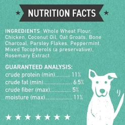 Cloud Star Wag More Bark Less Chicken, Charcoal, Parsley & Mint Dental Biscuits for Dogs (14 oz)