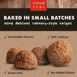 Cloud Star Wag More Bark Less Grain-Free Beef Meatball Bites Dog Treats (14 oz)