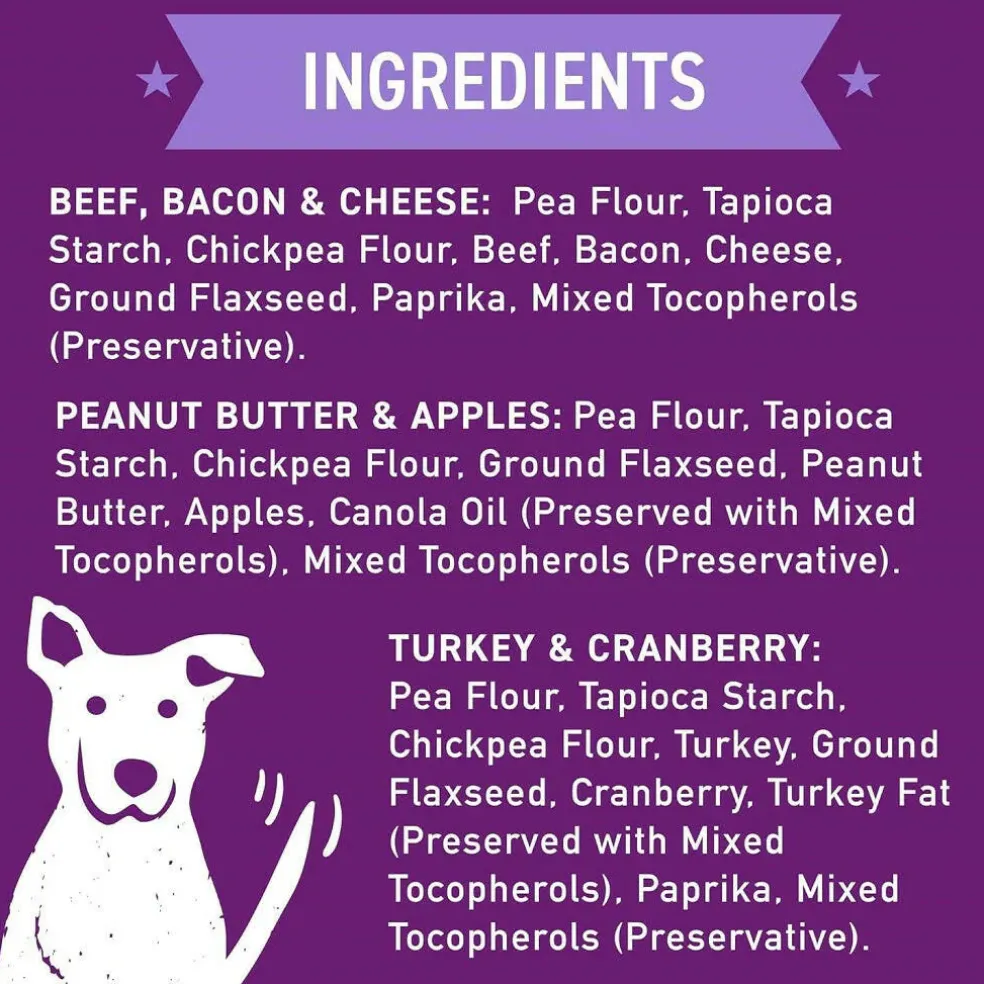 Cloud Star Wag More Bark Less Grain-Free Assorted Flavors Crunchy Dog Biscuits (2.5 lb)
