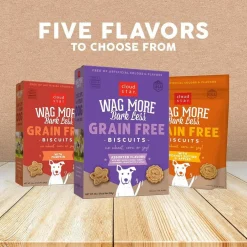 Cloud Star Wag More Bark Less Grain-Free Assorted Flavors Crunchy Dog Biscuits (2.5 lb)