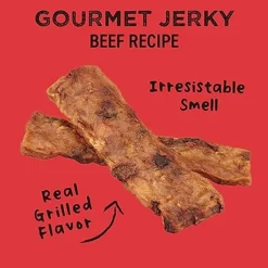 Cloud Star Wag More Bark Less Jerky Grain Free Texas BBQ Beef Dog Treats