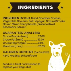 Cloud Star Wag More Bark Less Philly Cheesesteak Jerky Dog Treats (10 oz)