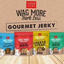 Cloud Star Wag More Bark Less Philly Cheesesteak Jerky Dog Treats (10 oz)