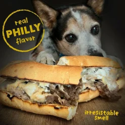 Cloud Star Wag More Bark Less Philly Cheesesteak Jerky Dog Treats (10 oz)