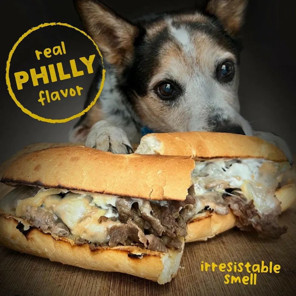 Cloud Star Wag More Bark Less Philly Cheesesteak Jerky Dog Treats (10 oz)