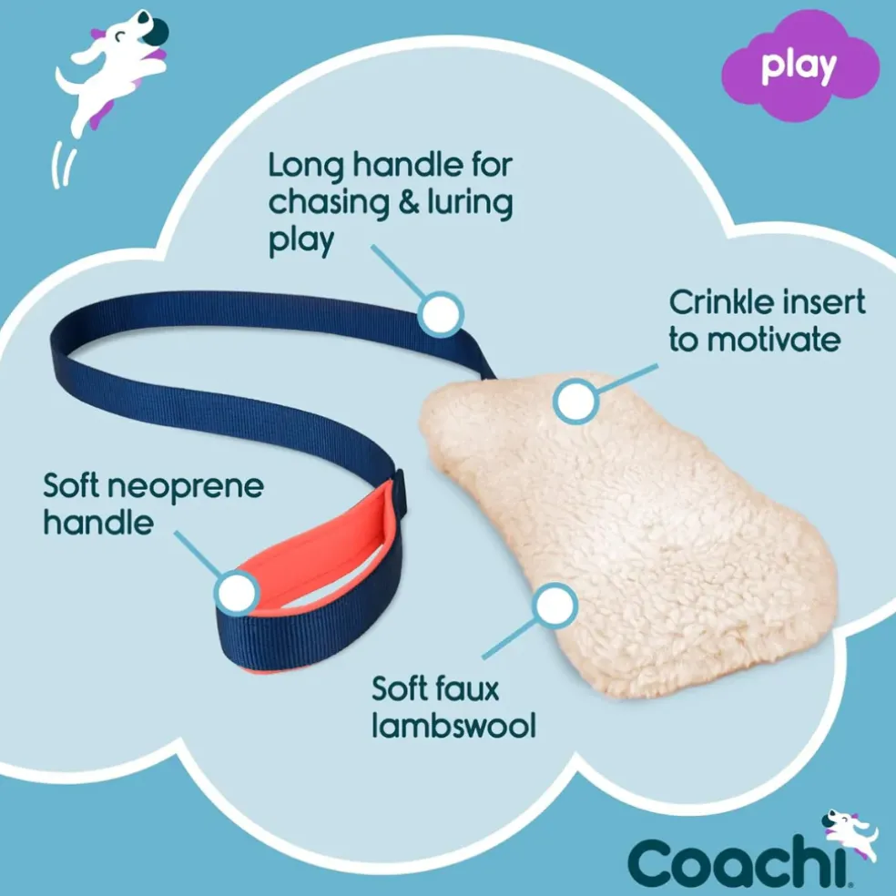 Coachi Tuggi Chase & Crinkle Dog Toy