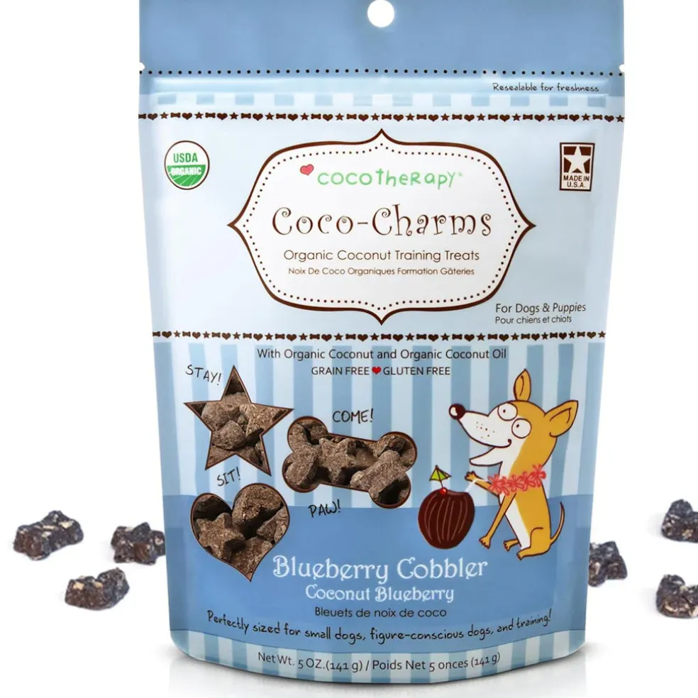 Cocotherapy Coco-Charms Training Treats for Dogs & Puppies, 5-oz