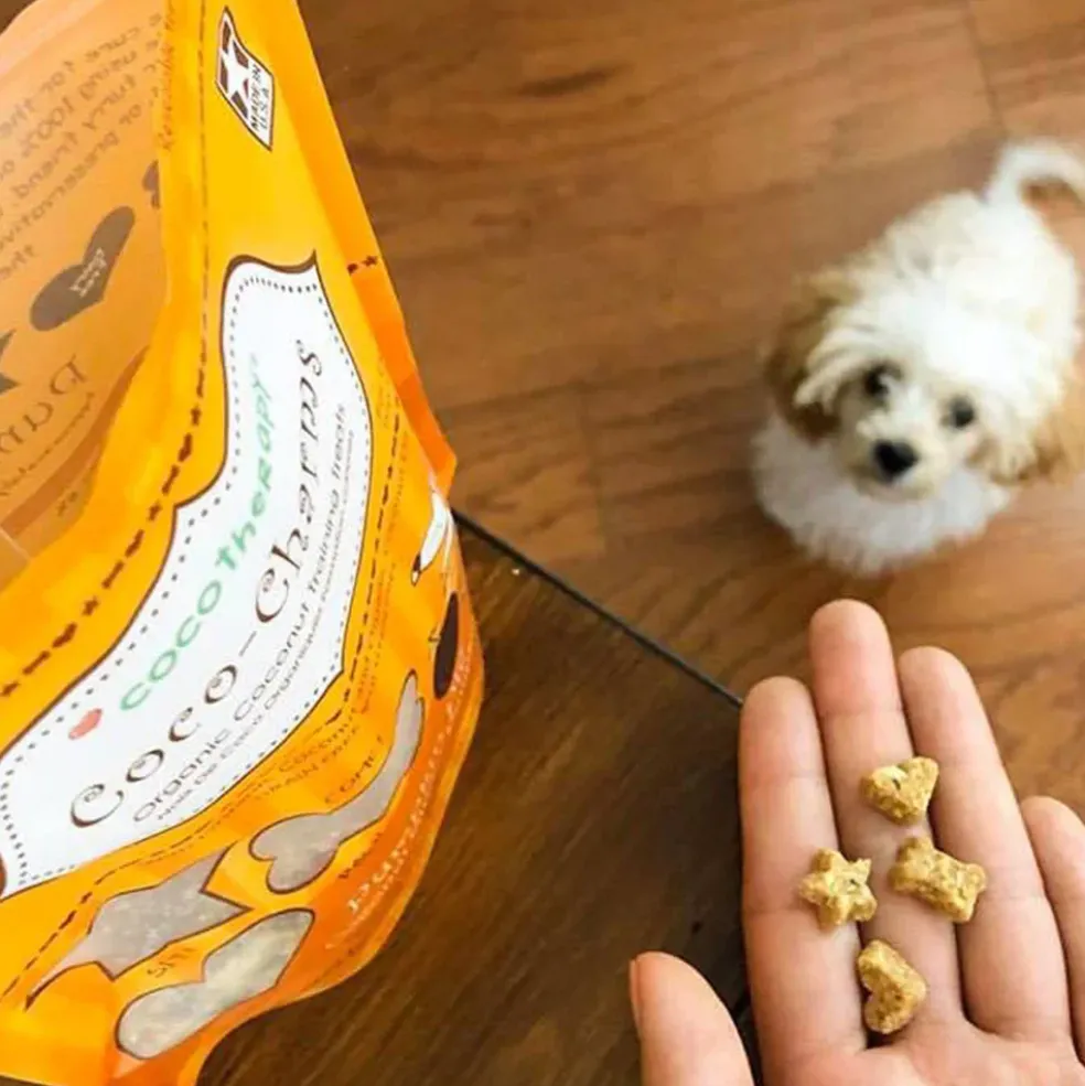 Cocotherapy Coco-Charms Training Treats for Dogs & Puppies, 5-oz