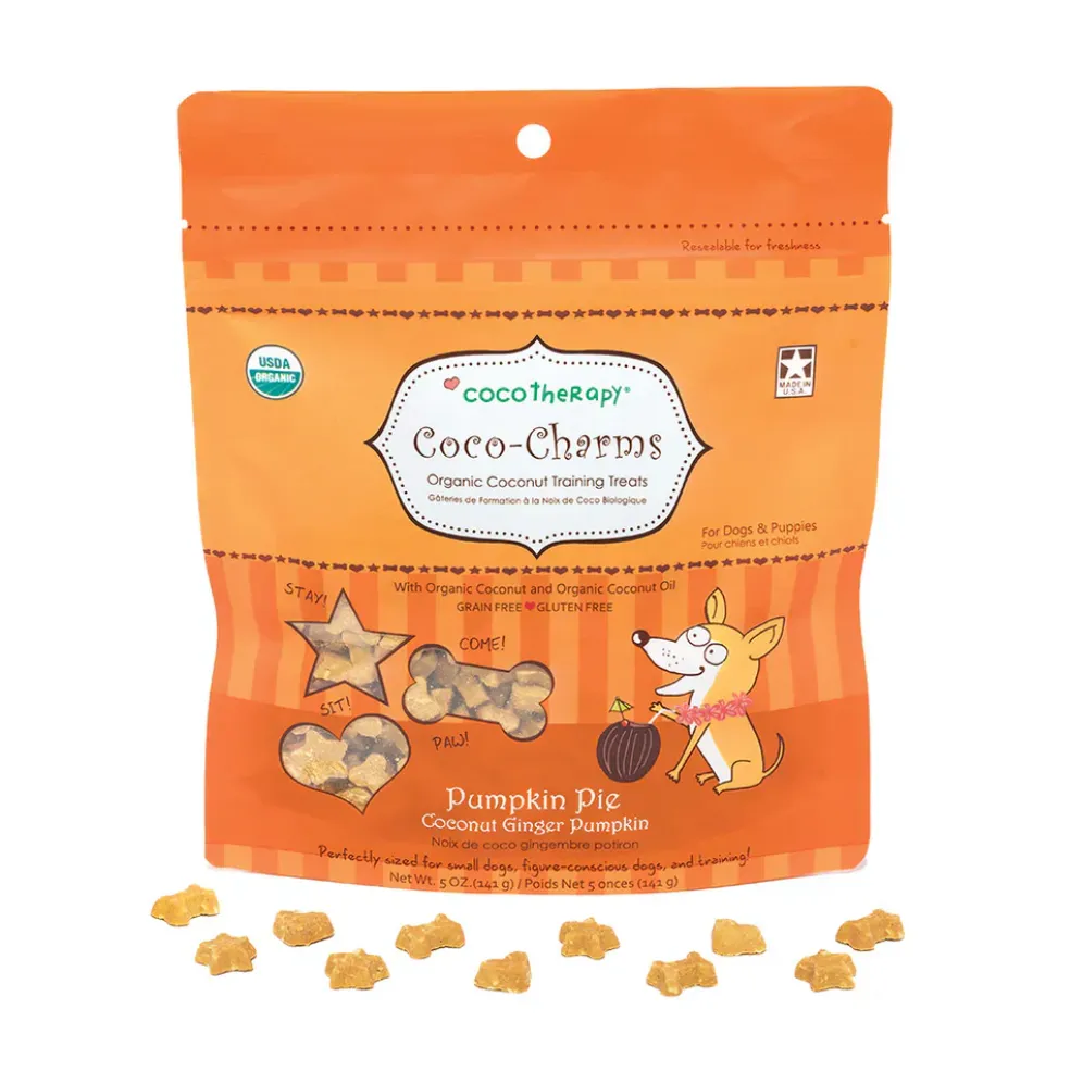 Cocotherapy Coco-Charms Training Treats for Dogs & Puppies, 5-oz