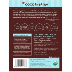 Cocotherapy Maggie's Macaroons Coconut Organic Coconut Treat for Dogs, 4-oz