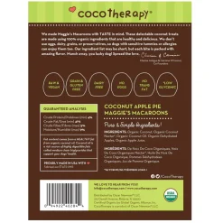 Cocotherapy Maggie's Macaroons Coconut Organic Coconut Treat for Dogs, 4-oz