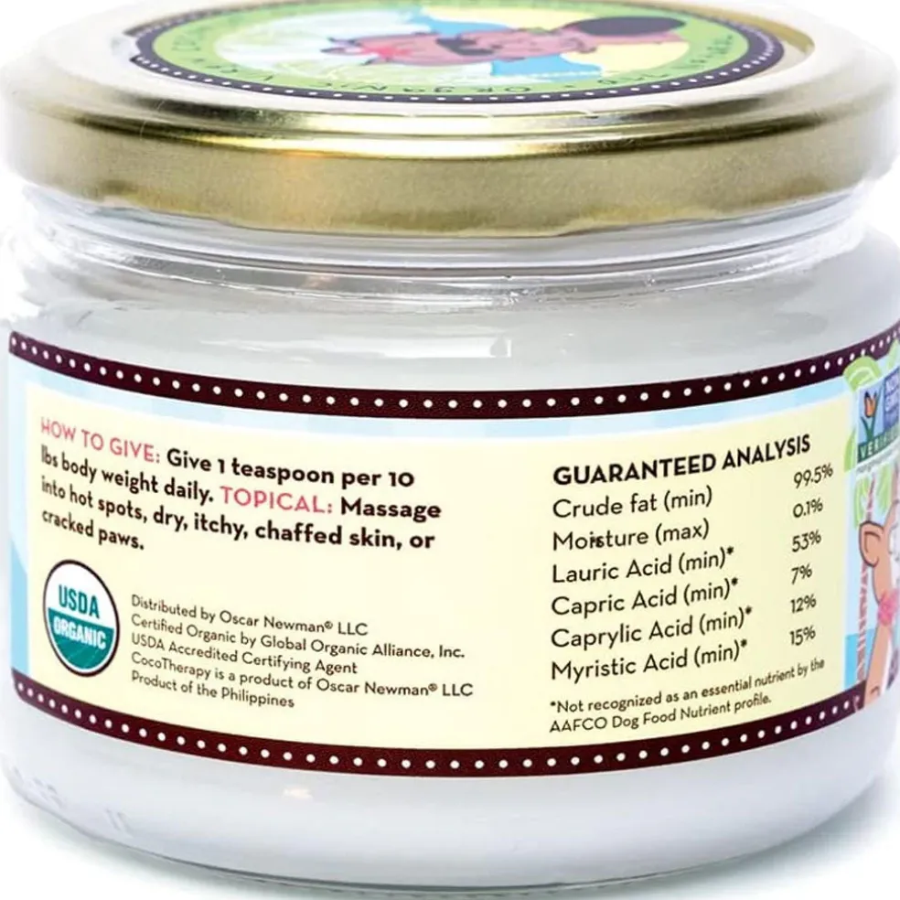 Cocotherapy Virgin Coconut Oil Supportive Care for Dogs, Cats & Birds