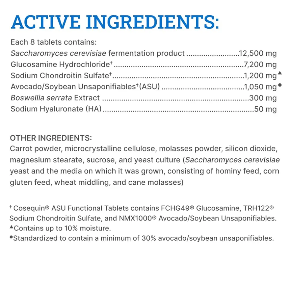 Cosequin ASU Functional Tablets (240 grams)