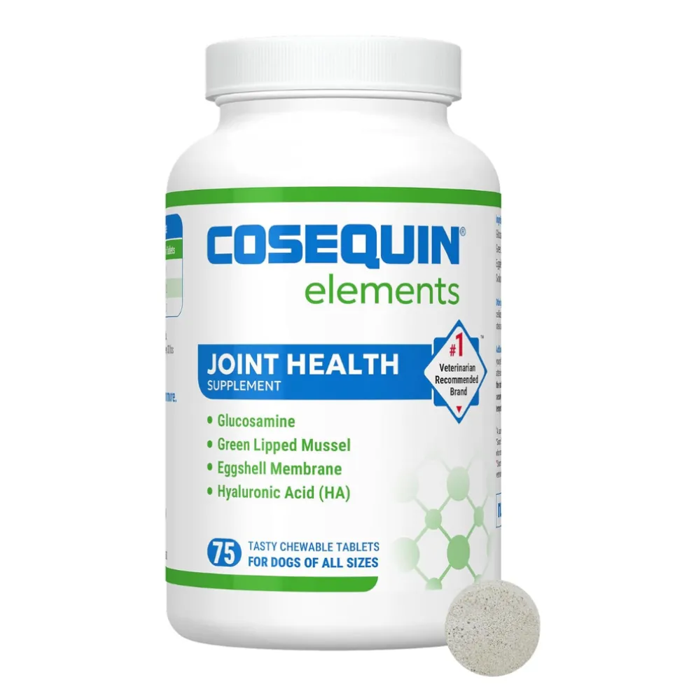 Cosequin Elements Joint Health Supplement for Dogs (75 chewable tablets)