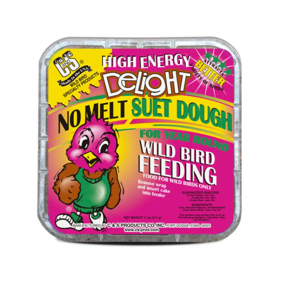 C&S High Energy Delight No Melt Suet Dough for Wild Birds (11 oz)