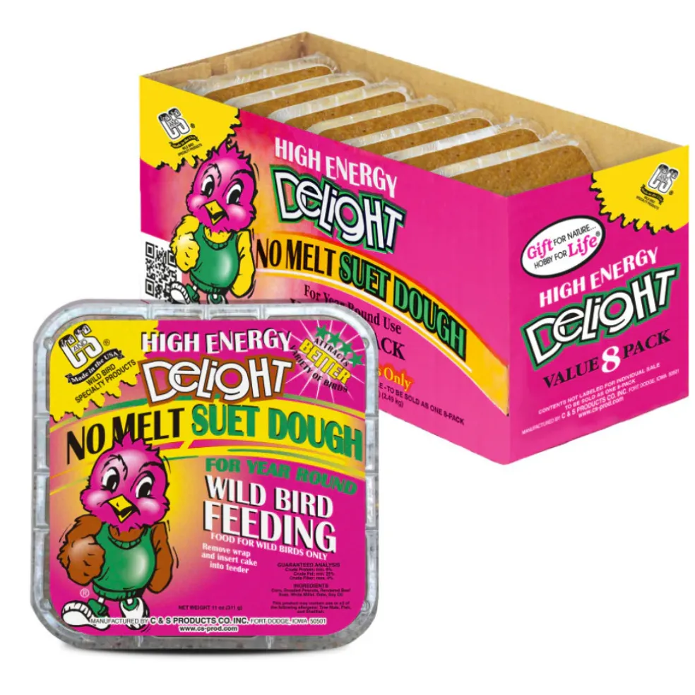 C&S High Energy Delight No Melt Suet Dough for Wild Birds (11 oz)