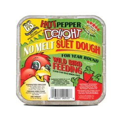 C&S Hot Pepper Delight No Melt Suet Dough for Wild Birds (11.75 oz)