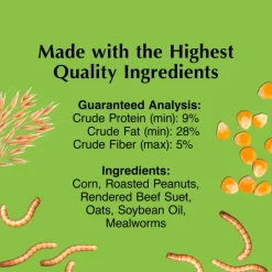 C&S No Melt Suet Dough for Wild Birds (11.75 oz)