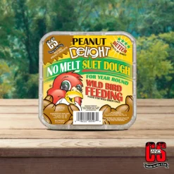 C&S Peanut Delight No Melt Suet Dough for Wild Birds (11.75 oz)