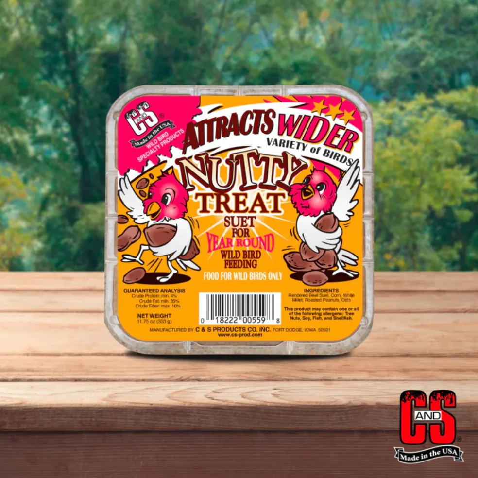 C&S Suet Treat for Wild Birds, 12 pack