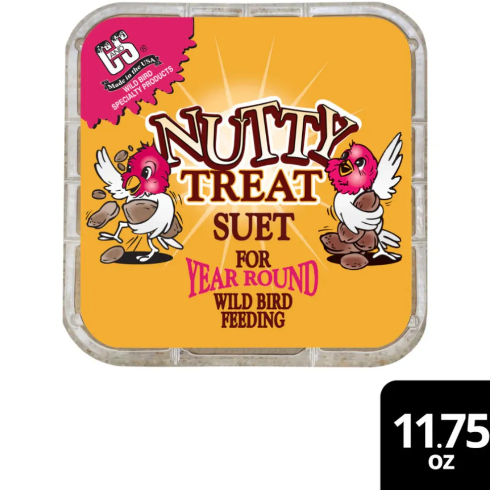 C&S Suet Treat for Wild Birds, 12 pack