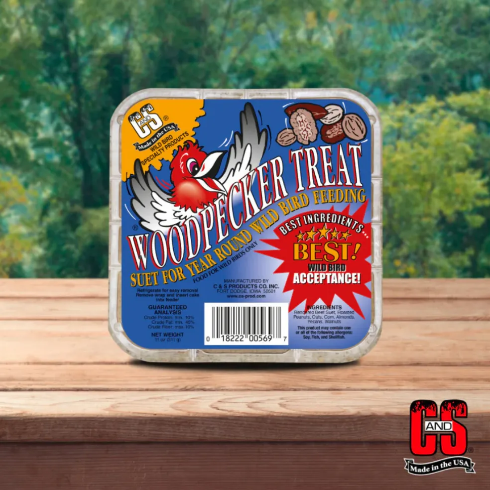 C&S Suet Treat for Wild Birds, 12 pack
