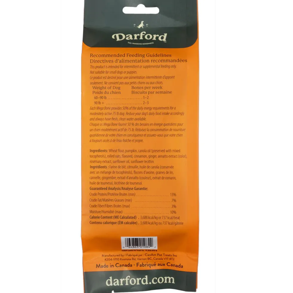 Darford Mega Pumpkin Mega Bones Dog Treats