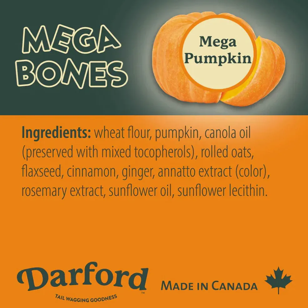 Darford Mega Pumpkin Mega Bones Dog Treats