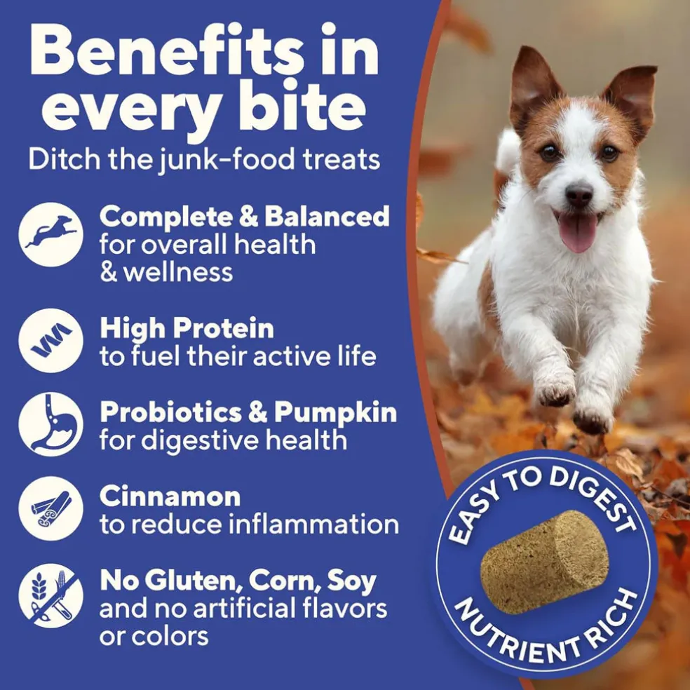 Dave's Digesti-Bites Freeze-Dried Chicken, Rice & Pumpkin Dog Treats