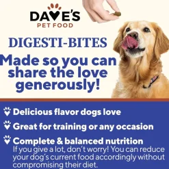 Dave's Digesti-Bites Freeze-Dried Beef, Rice & Pumpkin Dog Treats